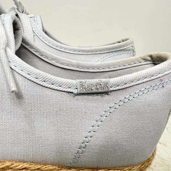 Keds Sneakers Women’s Size 9 Light Blue Triple Kick Canvas Jute Style WF62636 - Picture 10 of 15